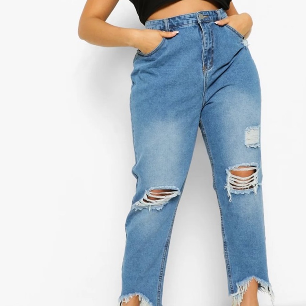 High Waisted Mom Jeans